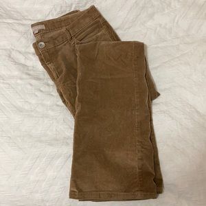 Banana Republic corduroy long tan pants size 28